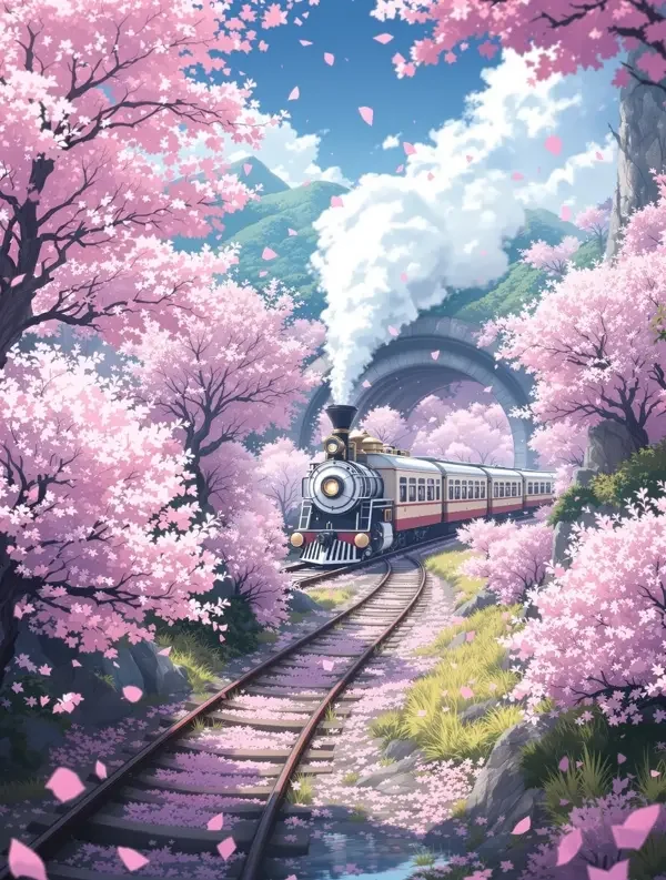 樱花列车 动画 奇幻 冒险 樱花列车